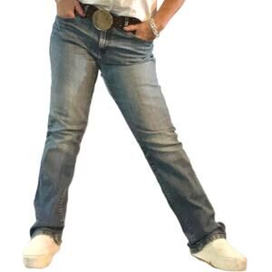 Men Levis Jean 505 31/30 Vntge 2015 Classic Straight leg 100 % cotton dark wsh